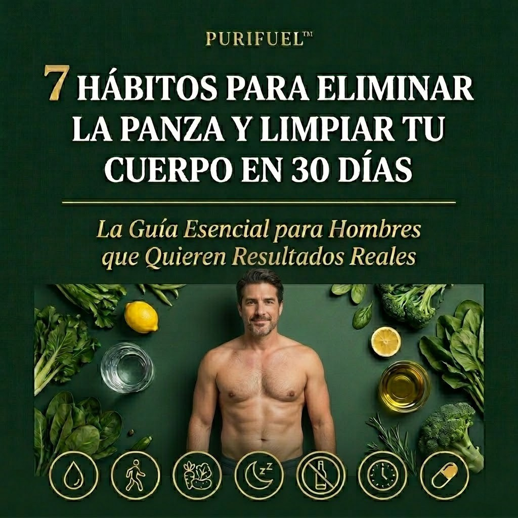 7 Hábitos para Eliminar la Panza y limpiar tu Cuerpo en 30 Días